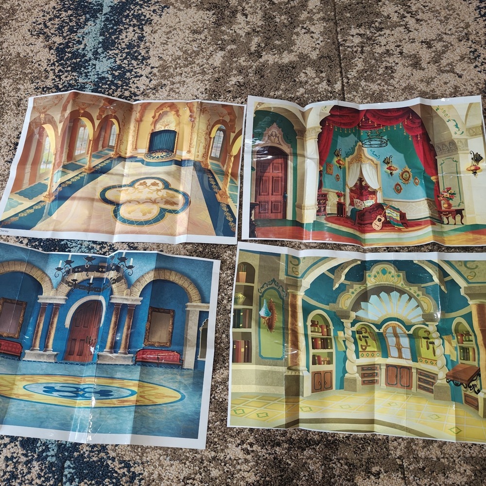 Disney 2017 Elena of Avalor My Busy Book With Playmats and Figures Very Rare HTF - Picture 7 of 10